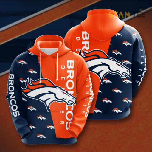 The best selling Denver Broncos 3D hoodie 01