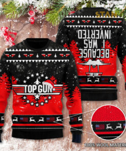 Top Gun Maverick Christmas 3D Sweater 2022