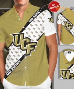 UCF Knights 3D Short Sleeve Dress Shirt 01