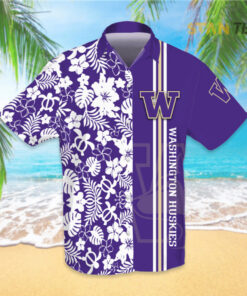 Washington Huskies 3D Hawaiian Shirt