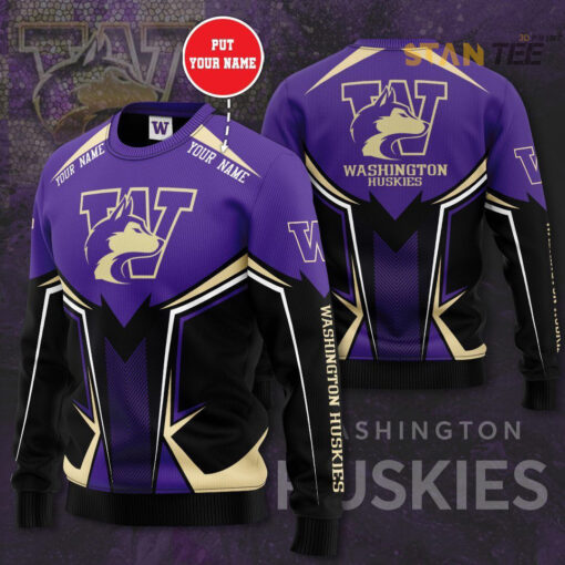 Washington Huskies 3D Sweatshirt 01