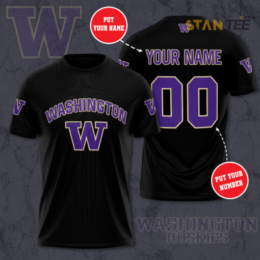 Washington Huskies 3D T shirt 01