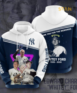 Whitey Ford New York Yankees 3D Hoodie 01