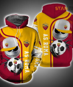 as roma and jack skellington 3d hoodie