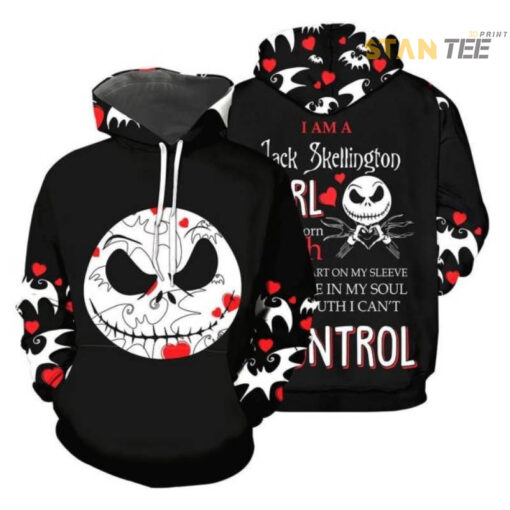 i am a jack skellington girl 3d all over printed clothes clp2239 hoodie 49621097