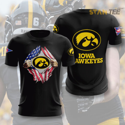 iowa hawkeyes 3d t shirt 01