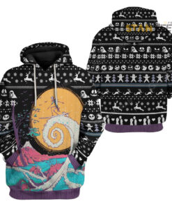 jack skellington surfing hoodie