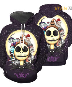 jack skellington the nightmare before christmas 3d pullover hoodie