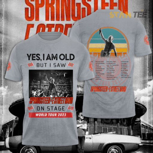 Bruce Springsteen World Tour 2023 T shirt OVS23923S2