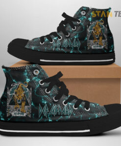 Def Leppard High Top Canvas Shoe OVS05923S5 Design 1