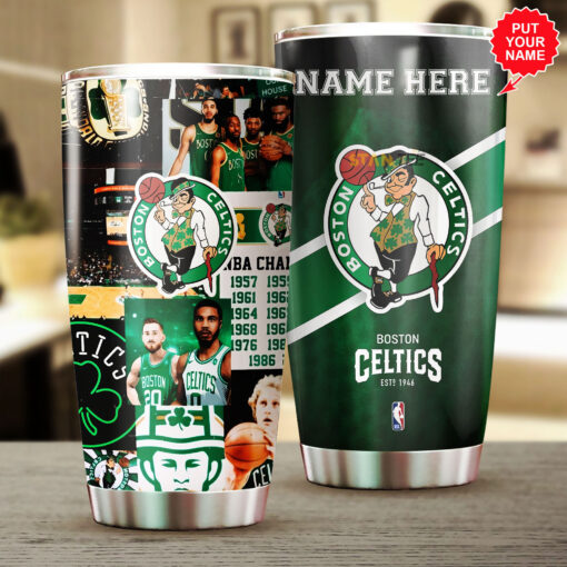 Personalized Boston Celtics Tumbler Cup OVS06923S4