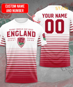 Personalized Rugby World Cup x England T shirt OVS13923S2