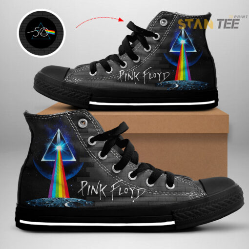 Pink Floyd High Top Canvas Shoe OVS07923S1 Design 1