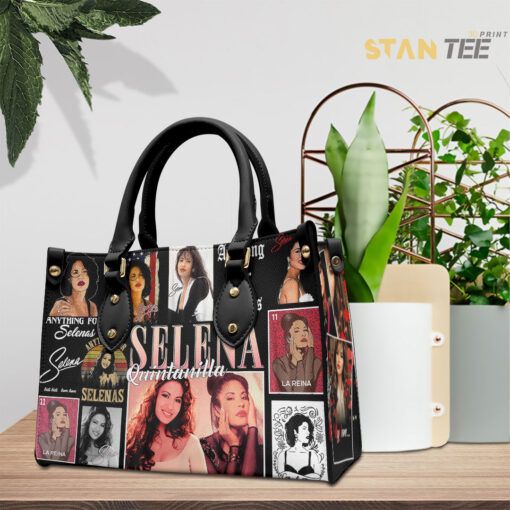 Selena Quintanilla Leather Handbag OVS22923S1 Black
