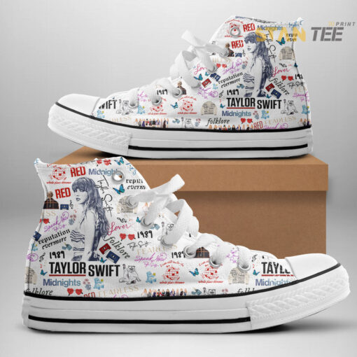 Taylor Swift High Top Canvas Shoe OVS08923S1 Design 1