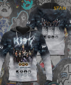 50th Anniversary Kiss Band Hoodie STANTEE221123S3