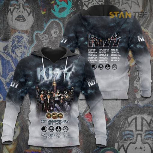 50th Anniversary Kiss Band Hoodie STANTEE221123S3