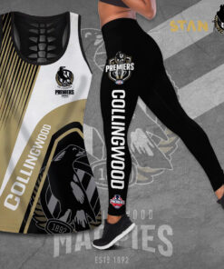 AFL Premiers Collingwood FC Tank Top Leggings set STANTEE271023S2