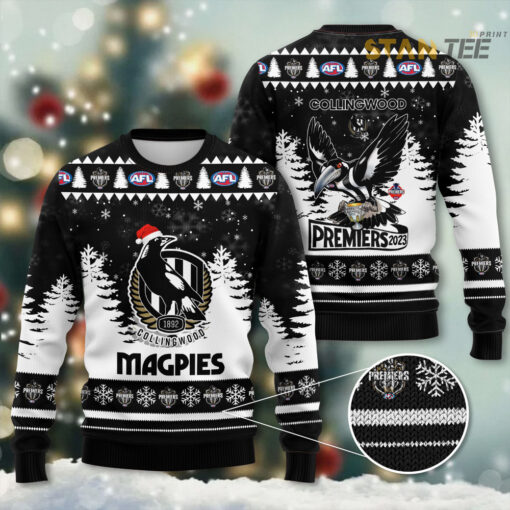 AFL Premiers Collingwood FC Ugly Christmas Sweater STANTEE251023S3