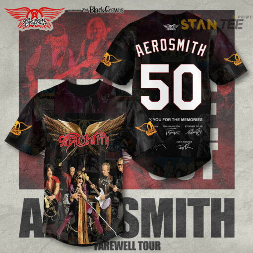 Aerosmith baseball jersey STANTEE161123S2