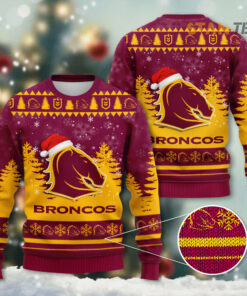Brisbane Broncos Ugly Christmas Sweater STANTEE0124T
