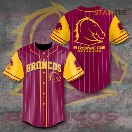 Brisbane Broncos baseball jersey STANTEE031023S1