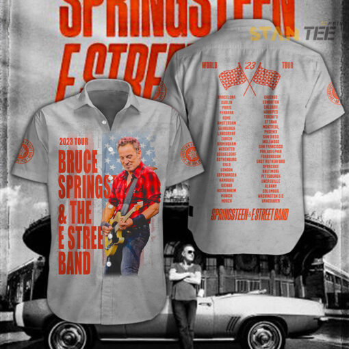 Bruce Springsteen short sleeve dress shirts STANTEE021023S2