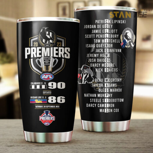 Collingwood FC AFL Premiers Tumbler Cup STANTEE281023S2A