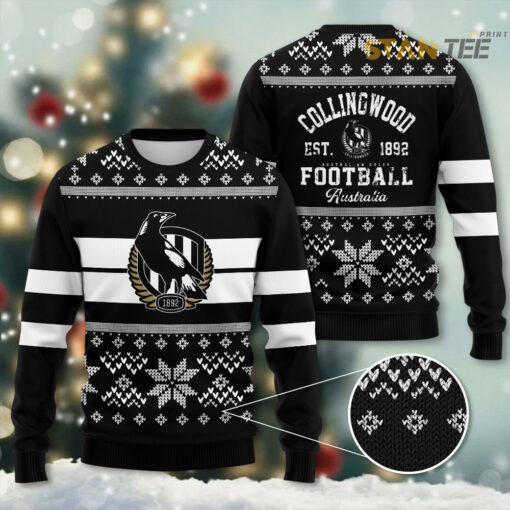 Collingwood Magpies Ugly Christmas Sweater STANTEE061123S4