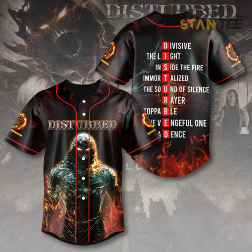 Disturbed jersey STANTEE1223ZP