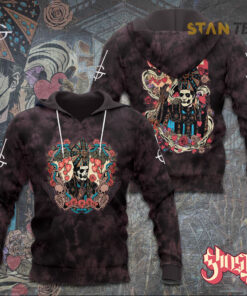 Ghost Band Abstract Hoodie STANTEE011223S4