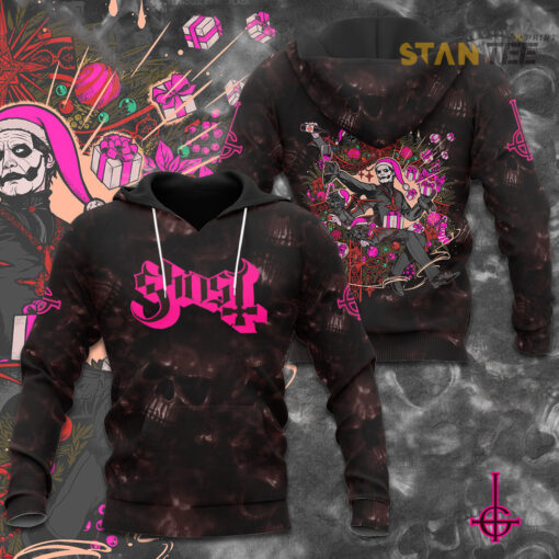 Ghost Band Black Pink Hoodie STANTEE011223S1