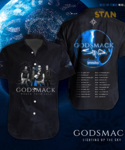 Godsmack short sleeve dress shirts STANTEE30923S1