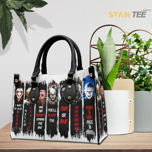 Horror Movies Leather Handbag STANTEE0124L Black