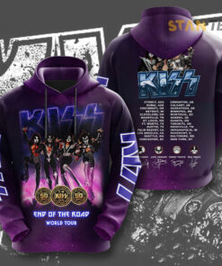 Kiss Band Purple Hoodie STANTEE231123S2