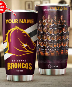 Personalized Brisbane Broncos Tumbler Cup STANTEE091123S6A