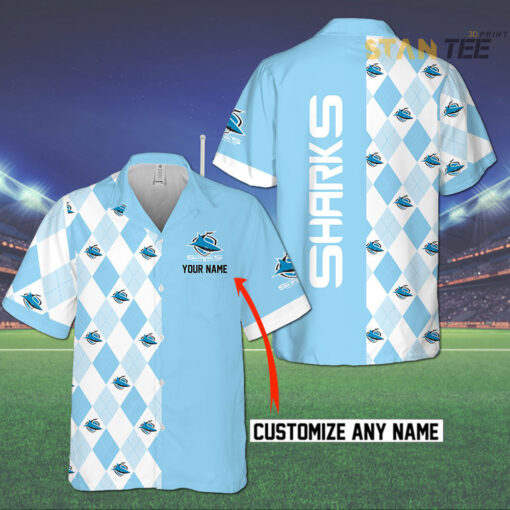 Personalized Cronulla Sutherland Sharks Hawaiian Shirt STANTEE0124J