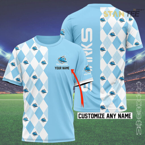 Personalized Cronulla Sutherland Sharks T shirt STANTEE0124I