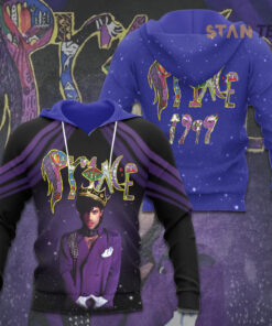 Prince 3D Purple Blue Hoodie STANTEE1223S